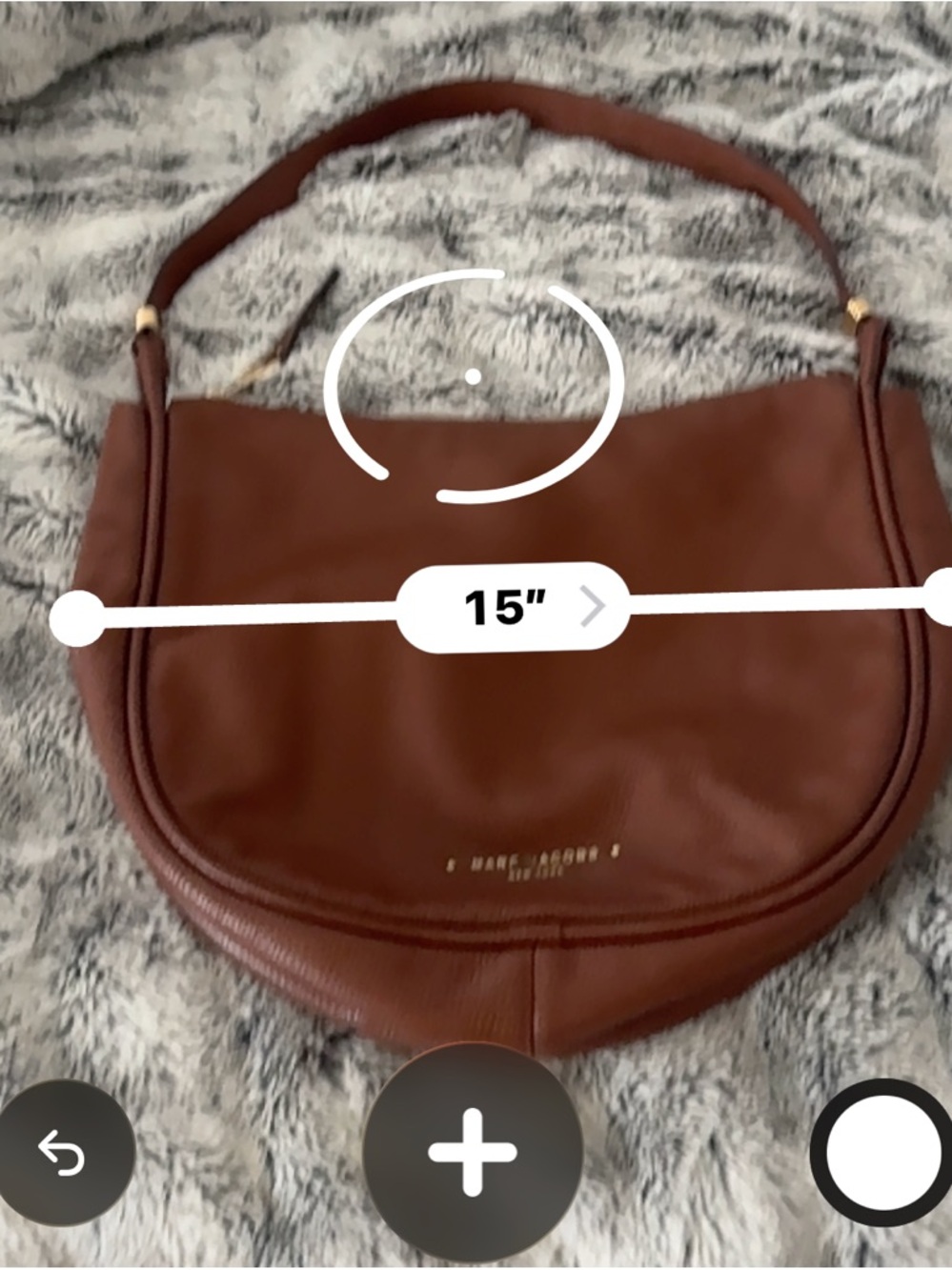 Marc Jacobs Leather Hobo Bag in “Falafel” - Picture 5 of 6